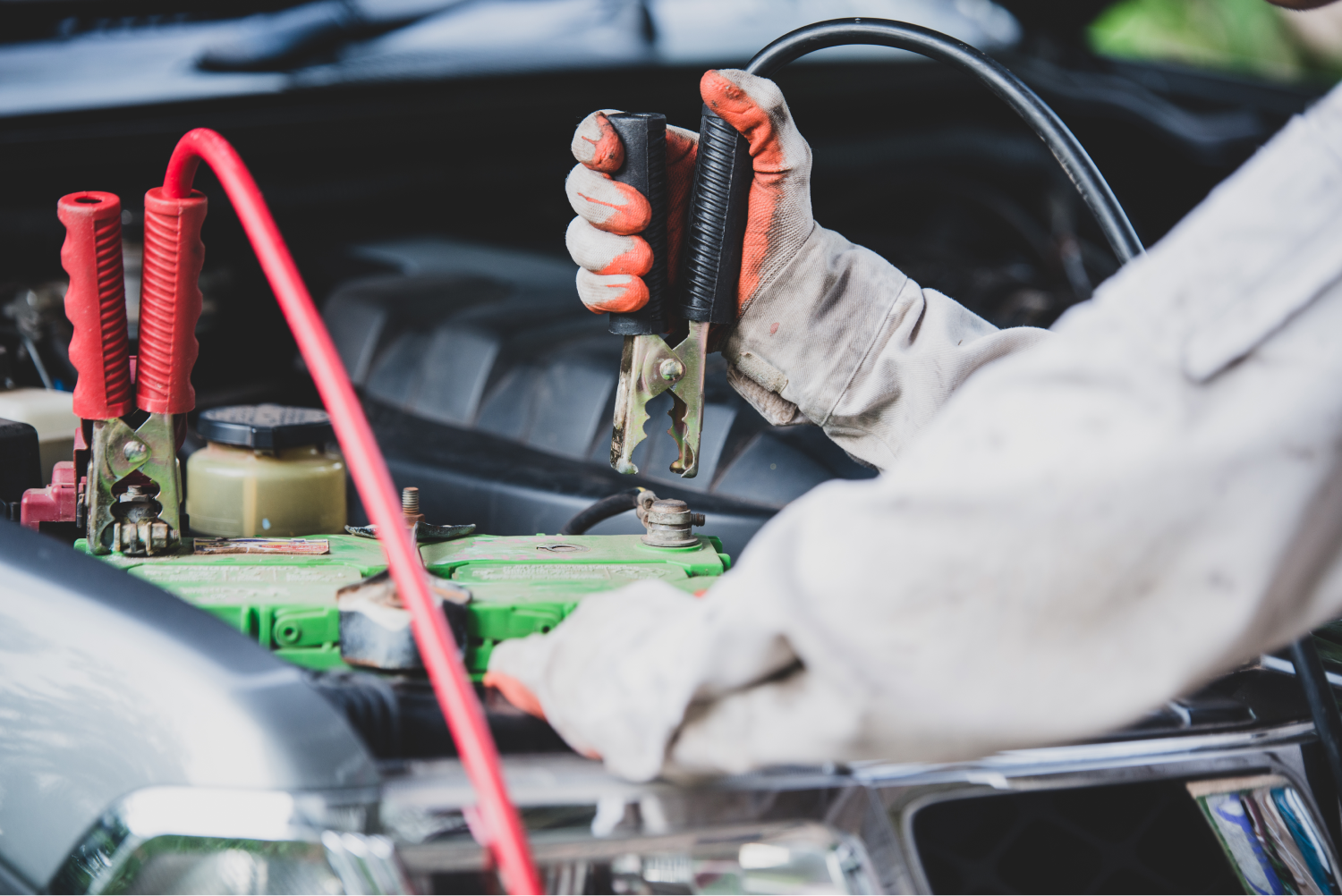 Mechanic holding a wrench for car repair. Mechanic holding a wrench for car repair.